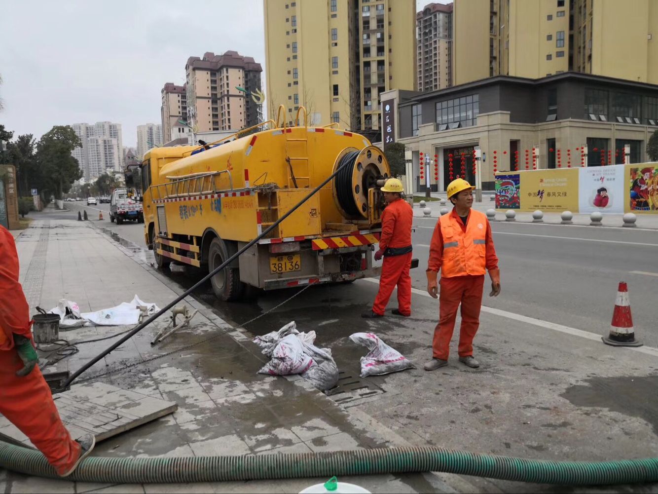 焦作排污管道清淤-管道清洗